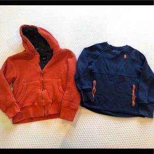 TWO Boys Size S (6-7) Gap Sweatshirts